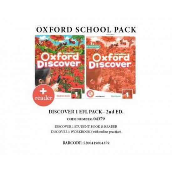 OXFORD DISCOVER 1 PACK EFL (SB + WB WITH ONLINE PRACTICE + READER: TREES) - 04379 2ND ED