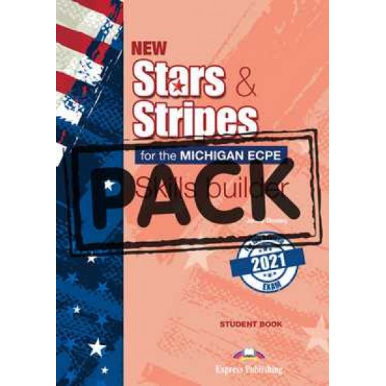 NEW STARS & STRIPES MICHIGAN ECPE 2021 EXAM SKILLS BUILDER (+ DIGIBOOKS APP)