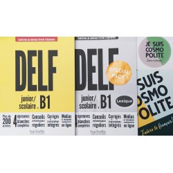 SUPER PACK DELF SCOLAIRE & JUNIOR B1 NOUVEAU FORMAT (+ LEXIQUE + CADEAU SURPRISE)