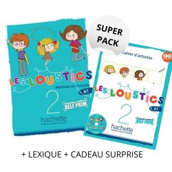 LES LOUSTICS 2 SUPER PACK (LIVRE + CAHIER + LEXIQUE + CADEAU SURPRISE)