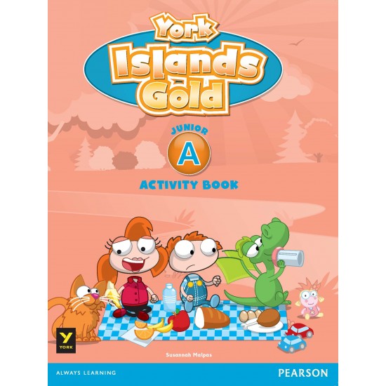 YORK ISLANDS GOLD JUNIOR A ACTIVITY BOOK (+ STICKERS)