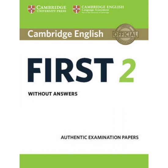 CAMBRIDGE ENGLISH FIRST 2 SB WO/A