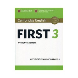 CAMBRIDGE ENGLISH FIRST 3 SB WO/A