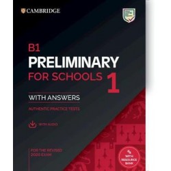 CAMBRIDGE PRELIMINARY ENGLISH TEST FOR SCHOOLS 1 SELF STUDY PACK (+ DOWNLOADABLE AUDIO) (FOR REVISED EXAMS FROM 2020)