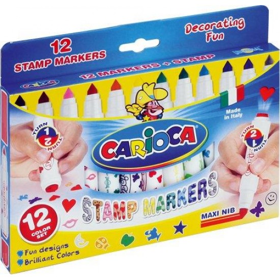 CARIOCA STAMP MARKERS (12TEM)