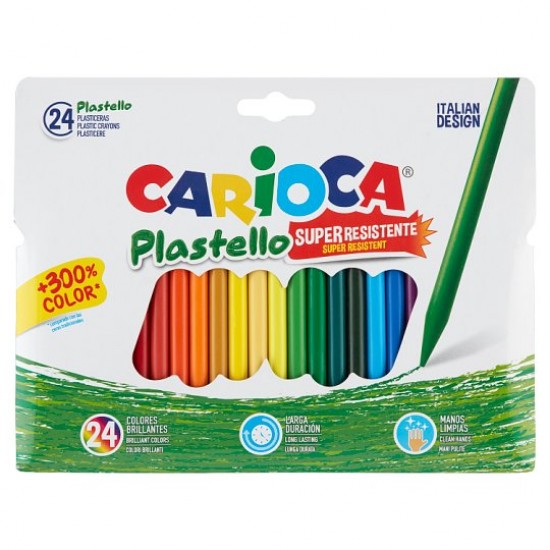 CARIOCA ΚΗΡΟΜΠΟΓΙΕΣ PLASTELLO (24ΧΡ)