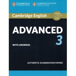 CAMBRIDGE ENGLISH ADVANCED 3 SB W/A
