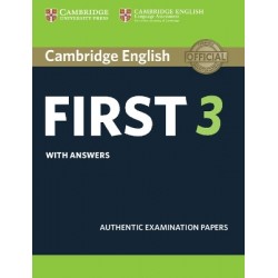 CAMBRIDGE ENGLISH FIRST 3 SB W/A