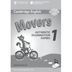 CAMBRIDGE YOUNG LEARNERS ENGLISH TESTS MOVERS 1 ANSWER BOOK (FOR REVISED EXAM FROM 2018) N/E
