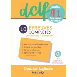 NOUVEAU DELF JUNIOR A1 10 EPREUVES COMPLETES