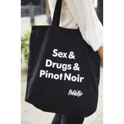 SEX & DRUGS & PINOT NOIR/ WINOS WITH ATTITUDE BAG