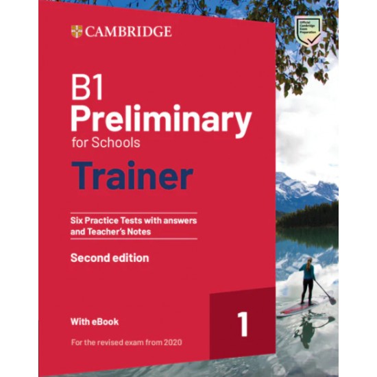 CAMBRIDGE PRELIMINARY FOR SCHOOLS 1 TRAINER (+ E-BOOK) W/A