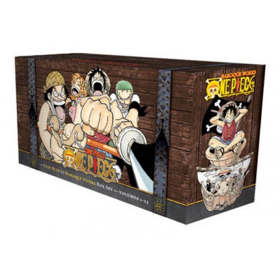 ONE PIECE BOX SET 1: EAST BLUE AND BAROQUE WORKS : VOLUMES 1-23 WITH PREMIUM : 1