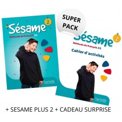 SESAME 2 SUPER PACK (LIVRE + CAHIER + SESAME PLUS 2 + CADEAU SURPRISE)