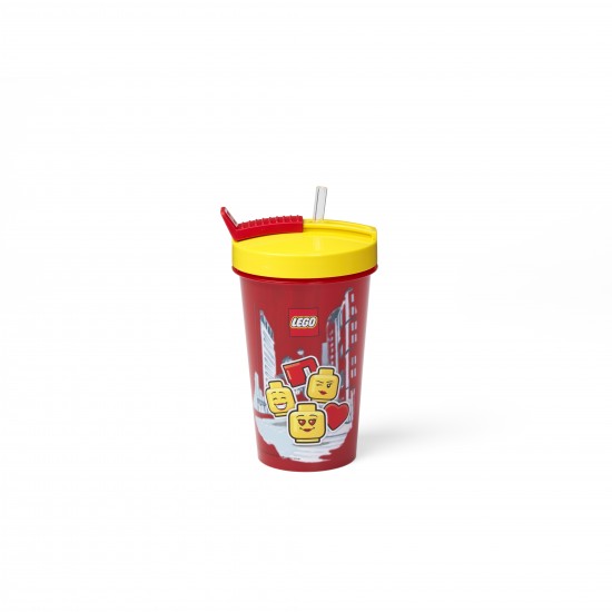 LEGO® ΠΟΤΗΡΙ ΜΕ ΚΑΛΑΜΑΚΙ 0.5L ΙCONIC GIRL - 40441725