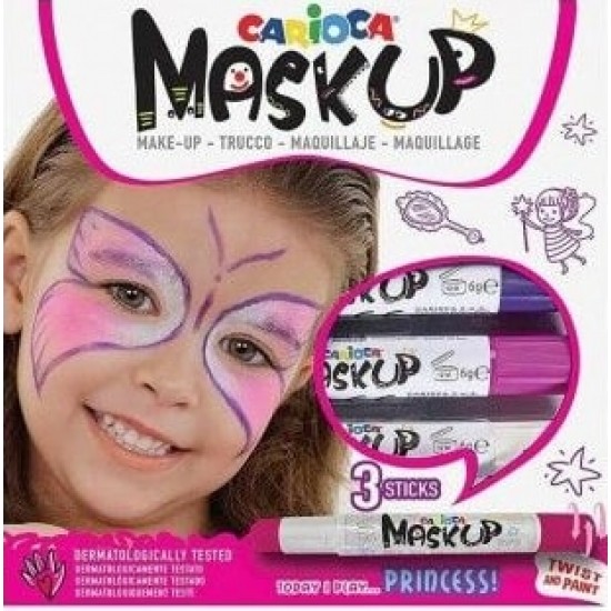 CARIOCA ΜΑΡΚΑΔΟΡΟΙ ΠΡΟΣΩΠΟΥ MASK UP PRINCESS (3 TEM)