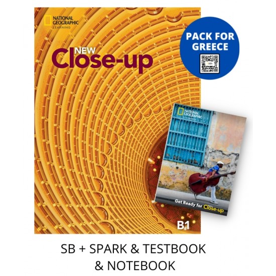NEW CLOSE-UP B1 PACK FOR GREECE (SB + SPARK & TESTBOOK & NOTEBOOK)