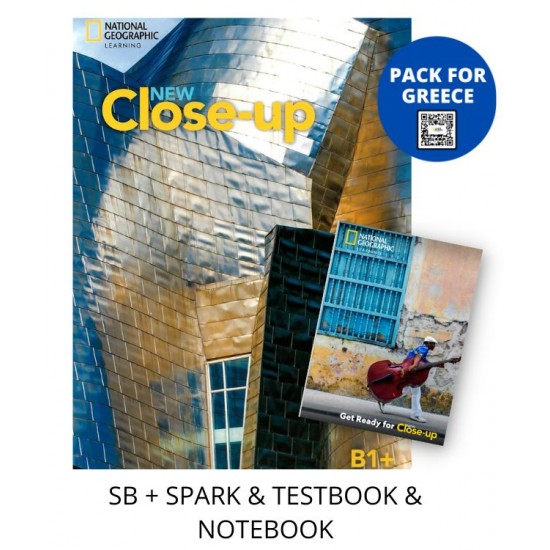 NEW CLOSE-UP B1+ PACK FOR GREECE (SB + SPARK & TESTBOOK & NOTEBOOK)