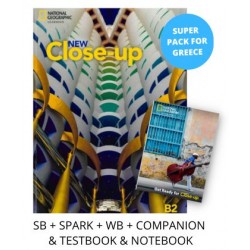NEW CLOSE-UP B2 SUPER PACK FOR GREECE (SB + SPARK + WB + COMPANION & TESTBOOK & NOTEBOOK)