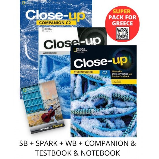 CLOSE-UP C2 SUPER PACK FOR GREECE (SB + SPARK + WB + COMPANION & TESTBOOK & NOTEBOOK) 2ND ED