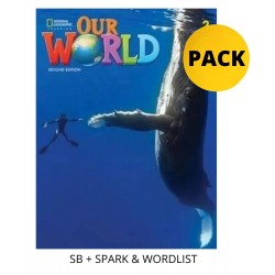 OUR WORLD 2 PACK FOR GREECE (SB + SPARK & WORDLIST) BRIT. ED 2ND ED
