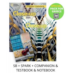NEW CLOSE-UP B2 SPECIAL PACK FOR GREECE (SB + SPARK + COMPANION & TESTBOOK & NOTEBOOK)