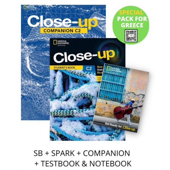 CLOSE-UP C2 SPECIAL PACK FOR GREECE (SB + SPARK + COMPANION & TESTBOOK & NOTEBOOK) 2ND ED