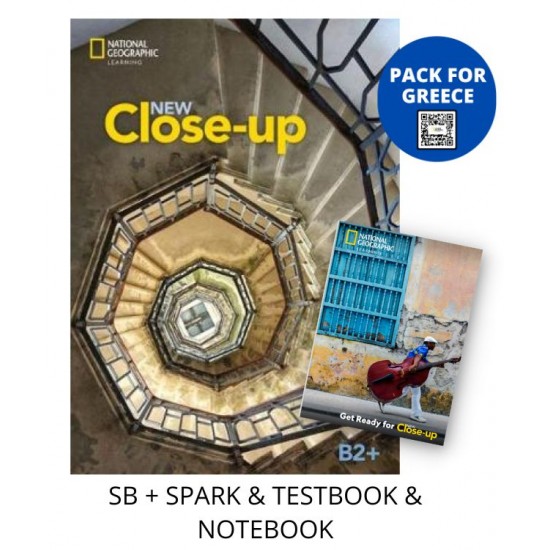 NEW CLOSE-UP B2+ PACK FOR GREECE (SB + SPARK & TESTBOOK & NOTEBOOK)