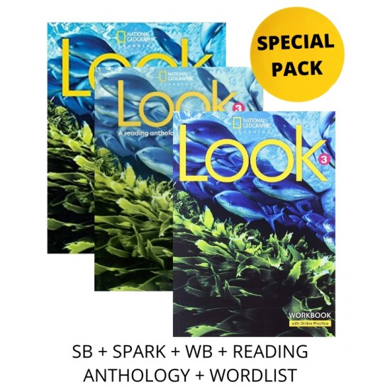 LOOK 3 SPECIAL PACK FOR GREECE (SB + SPARK + WB + READING ANTHOLOGY & WORDLIST) BRIT. ED