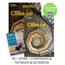 NEW CLOSE-UP B2+ SPECIAL PACK FOR GREECE (SB + SPARK + COMPANION & TESTBOOK & NOTEBOOK)