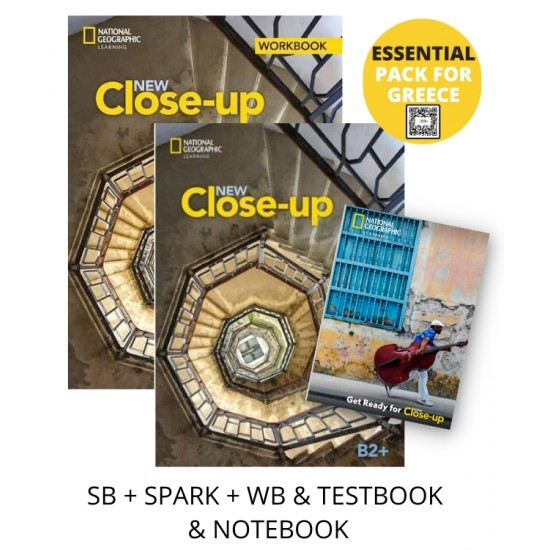 NEW CLOSE-UP B2+ ESSENTIAL PACK FOR GREECE (SB + SPARK + WB & TESTBOOK & NOTEBOOK)