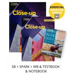 NEW CLOSE-UP A2 ESSENTIAL PACK FOR GREECE (SB + SPARK + WB & TESTBOOK & NOTEBOOK)