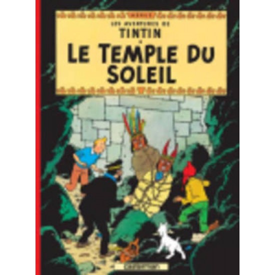 LES AVENTURES DE TINTIN 14: LE TEMPLE DU SOLEIL RELIÉ