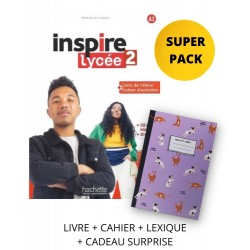 INSPIRE LYCÉE 2 SUPER PACK (LIVRE + CAHIER + LEXIQUE + CADEAU SURPRISE)