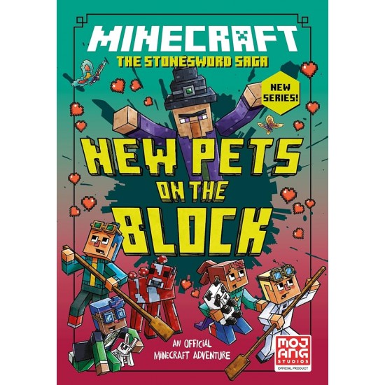 MINECRAFT: NEW PETS ON THE BLOCK (STONESWORD CHRONICLES #3) PB