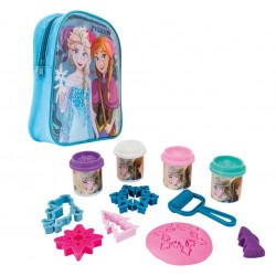 ΠΛΑΣΤΕΛΙΝΗ DISNEY FROZEN  : ΤΣΑΝΤΑ ΠΛΑΤΗΣ ΜΕ 4 ΒΑΖΑΚΙΑ - ΚΑΠΑΚΙΑ ΚΑΛΟΥΠΑΚΙΑ ΚΑΙ 5 ΕΡΓΑΛΕΙΑ (200GR)