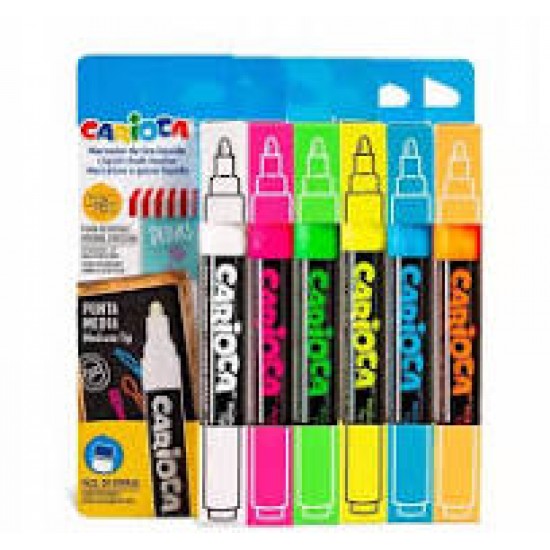 CARIOCA ΜΑΡΚΑΔΟΡΟΙ ΥΓΡΗΣ ΚΙΜΩΛΙΑΣ (12 ΤΕΜ - 6 ΧΡ)