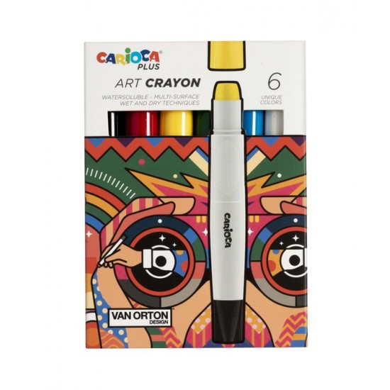 CARIOCA PLUS ART CRAYON ΚΗΡΟΜΠΟΓΙΕΣ (6 ΧΡ)