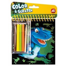 ΣΕΤ ΖΩΓΡΑΦΙΚΗΣ POCKET ΔΕΙΝΟΣΑΥΡΟΙ COLOR & SCRATCH