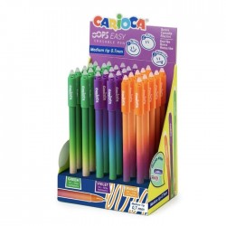 CARIOCA ΣΤΥΛΟ ERASABLE OOPS EASY DISPLAY (ΠΡΑΣΙΝΟ-ΜΩΒ-ΠΟΡΤΟΚΑΛΙ 30 ΤΕΜ)