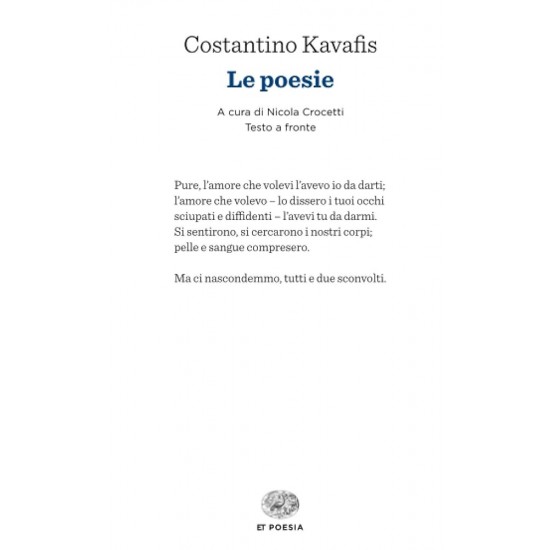 LE POESIE. TESTO GRECO A FRONTE