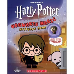 FROM THE FILMS OF HARRY POTTER: HOGWARTS MAGIC ACTIVITY BOOK WITH PENCIL TOPPER PB