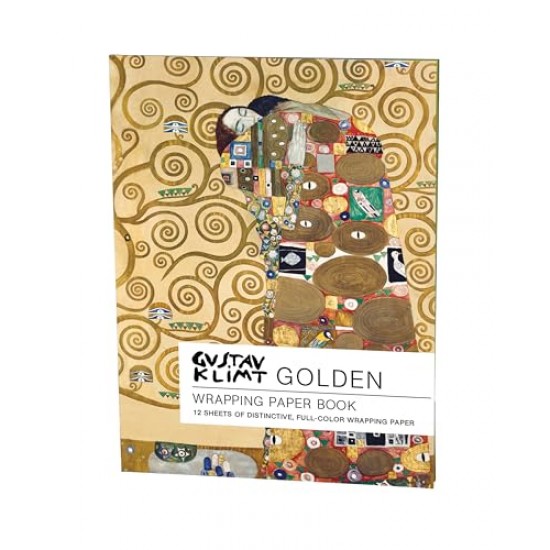 ΒΙΒΛΙΟ ΧΑΡΤΙΩΝ ΠΕΡΙΤΥΛΙΓΜΑΤΟΣ: GOLDEN, GUSTAV KLIMT