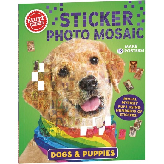 STICKER PHOTO MOSAIC: DOGS & PUPPIES