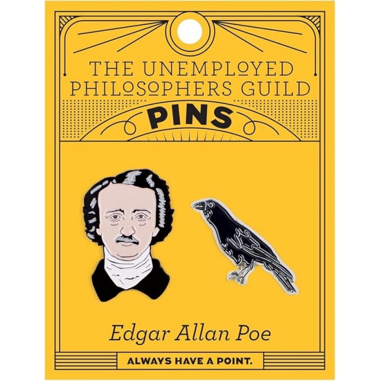POE & RAVEN PINS