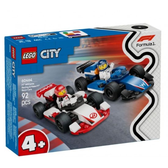 LEGO® CITY: F1® WILLIAMS RACING & HAAS F1® RACE CARS