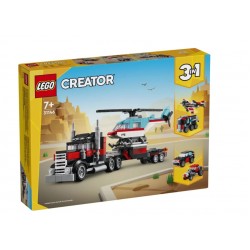 LEGO® CREATOR: FLATBED TRUCK WITH HELICOPTER