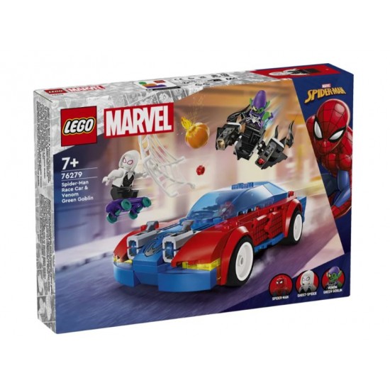 LEGO® SUPER HEROES: SPIDER-MAN RACE CAR & VENOM GREEN GOBLIN