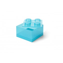 LEGO® ΚΟΥΤΙ ΑΠΟΘΗΚΕΥΣΗΣ ΤΕΤΡΑΓΩΝΟ ΜΕΓΑΛΟ ΓΑΛΑΖΙΟ ΜΕ GLITTER - 40090802