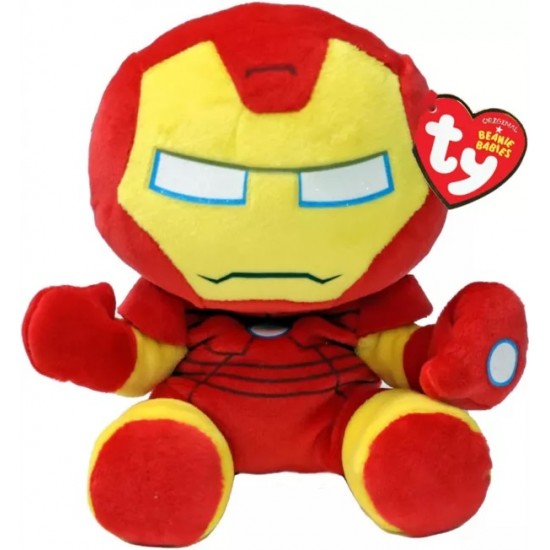 TY BEANIE BOOS ΛΟΥΤΡΙΝΟ: ΧΝΟΥΔΩΤΟ FLOPPY IRON MAN 15ΕΚ